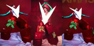 Celebrity stylist Toyin Lawani turns gift boxes for Christmas