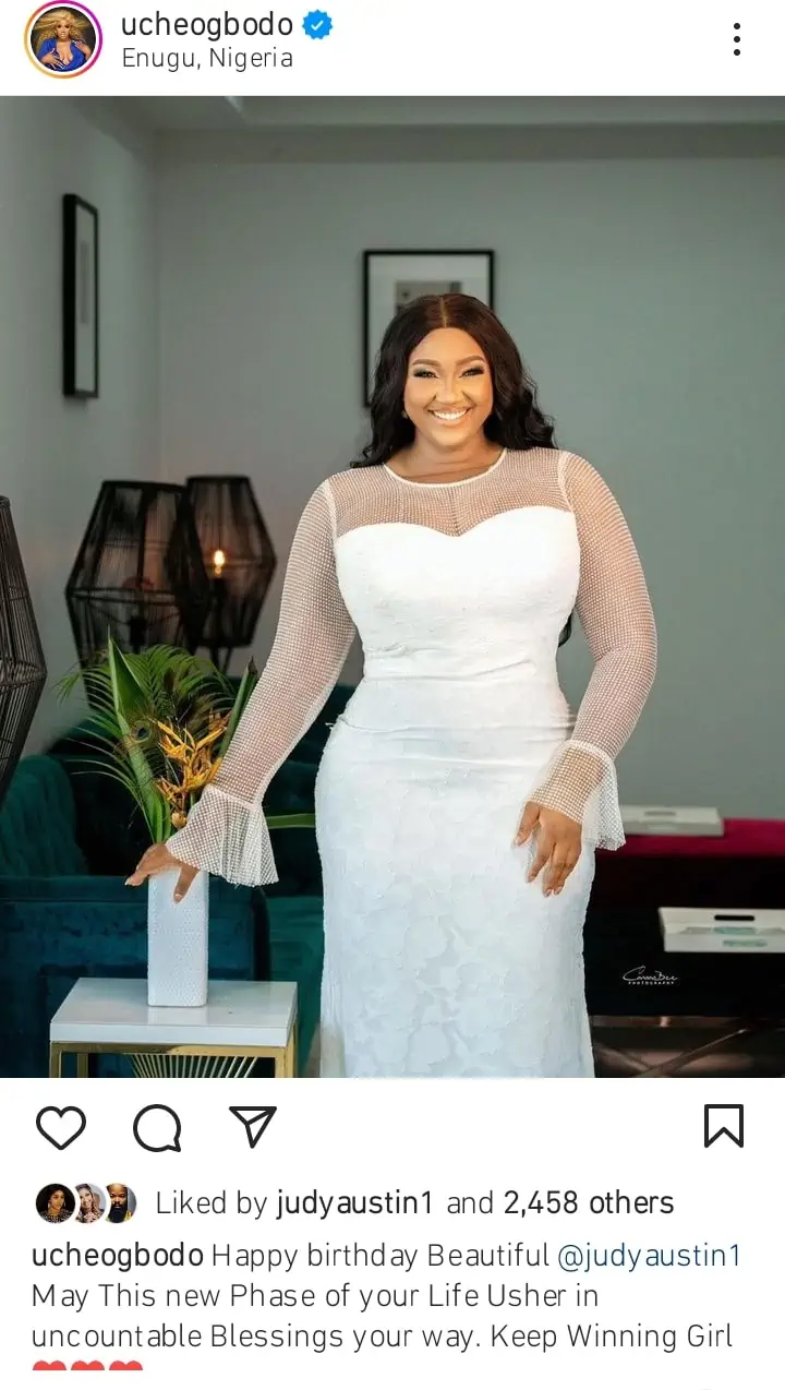 Uche Ogbodo gets dragged for celebrating Judy Austins birthday Kemi Filani blog