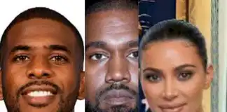 Internet Melts down as Kanye West reveals he 'caught' married basketballer Chris Paul with ex wife Kim Kardashian