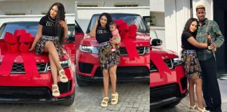 Actress Yetunde Barnabas receives a Range Rover as push present from husband
