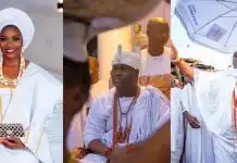 Olori Ashley pours encomium on Ooni of Ife as he marks 7th year on throne