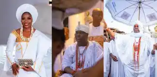 Olori Ashley pours encomium on Ooni of Ife as he marks 7th year on throne