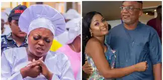 Funke Akindele prays for Bimbo Ademoye’s dad