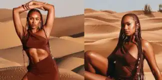 “Mo gbono feli feli” – Billionaire daughter Temi Otedola brags as she shares stunning photos, Mr Eazi reacts