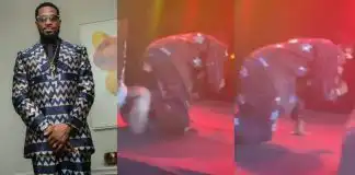 Singer D’banj goes spiritual on stage following release from ICPC custody (Video)