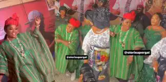 Funke Akindele makes grand entrance to her movie premiere (Video)
