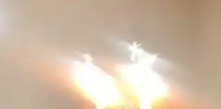 Lady’s wig catches fire while dancing with her birthday cake (video)