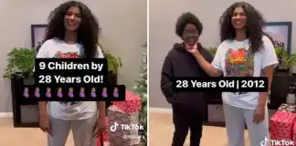 Mother of nine goes viral for having all of her children by the age of 28