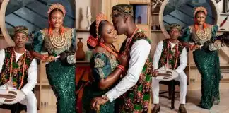 “I can’t get enough of you” Mo Bimpe tells husband, Lateef Adedimeji as they celebrate one year tradiversary