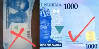 How To Identify Fake New Naira Notes From The Original As Counterfeits Circulate (video)