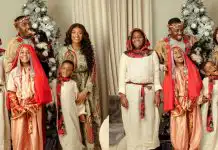 Bovi and family leaves many gushing over their creative Christmas photoshoot and hilarious skit (Photos and Video)