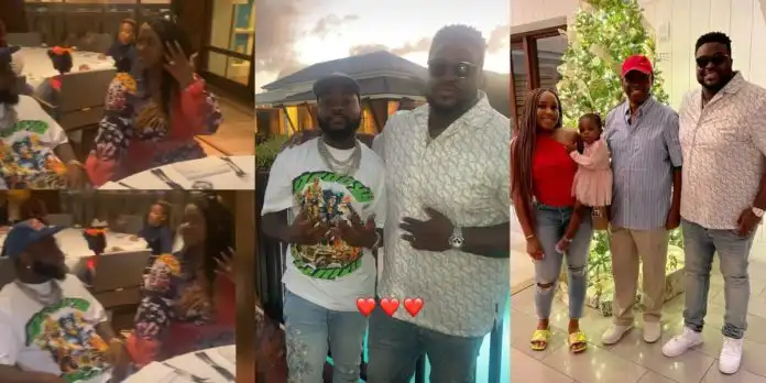 Singer Davido, Chioma and the Adeleke’s spend Christmas together in Saint Kitts (Video)