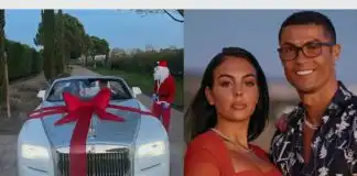 Cristiano Ronaldo’s partner, Georgina Rodríguez buys him Rolls Royce as Christmas gift (Video)