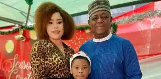 FFK Attends Son’s School Party With Estranged Wife, Precious Chikwendu