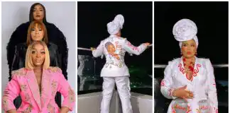 Toyin Abraham threatens Toyin Lawani after wearing outfit with Funke Akindele’s face