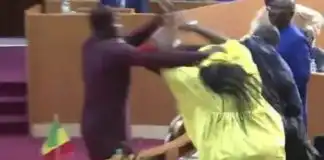 Fight breaks out in Senegal parliament after male lawmaker slaps female colleague