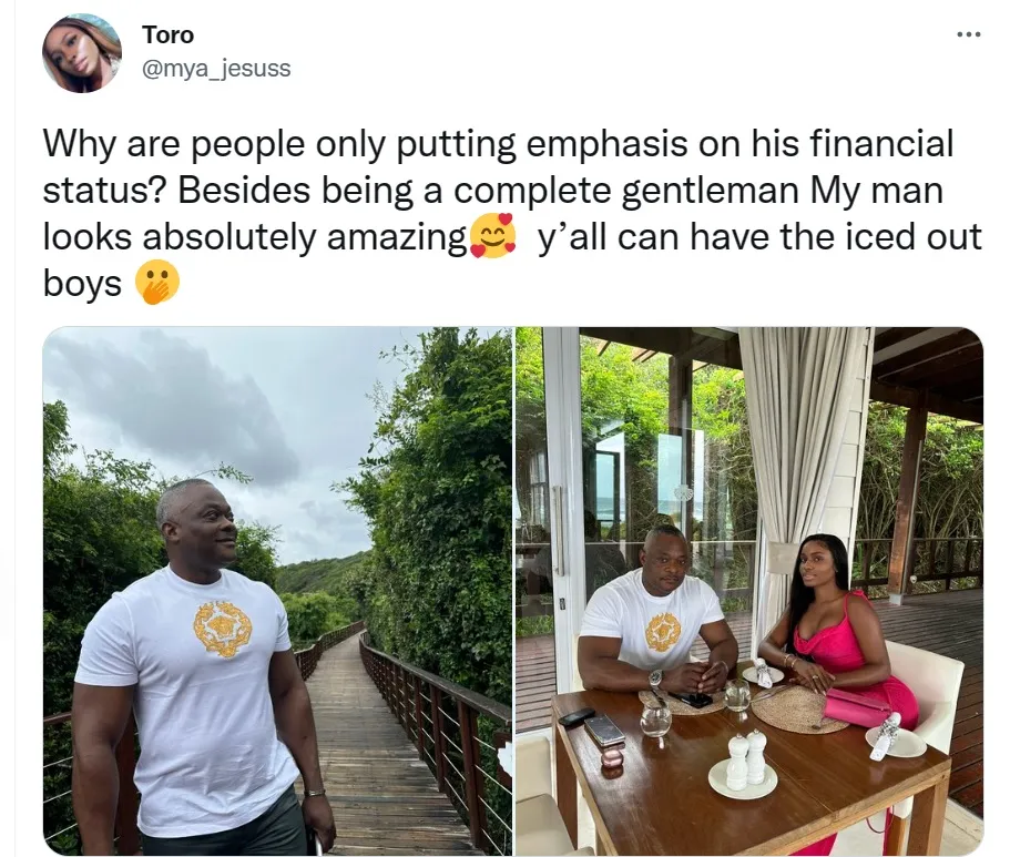 Socialite MYA JESUS replies those saying she got engaged to an older man because of money 1 1 374