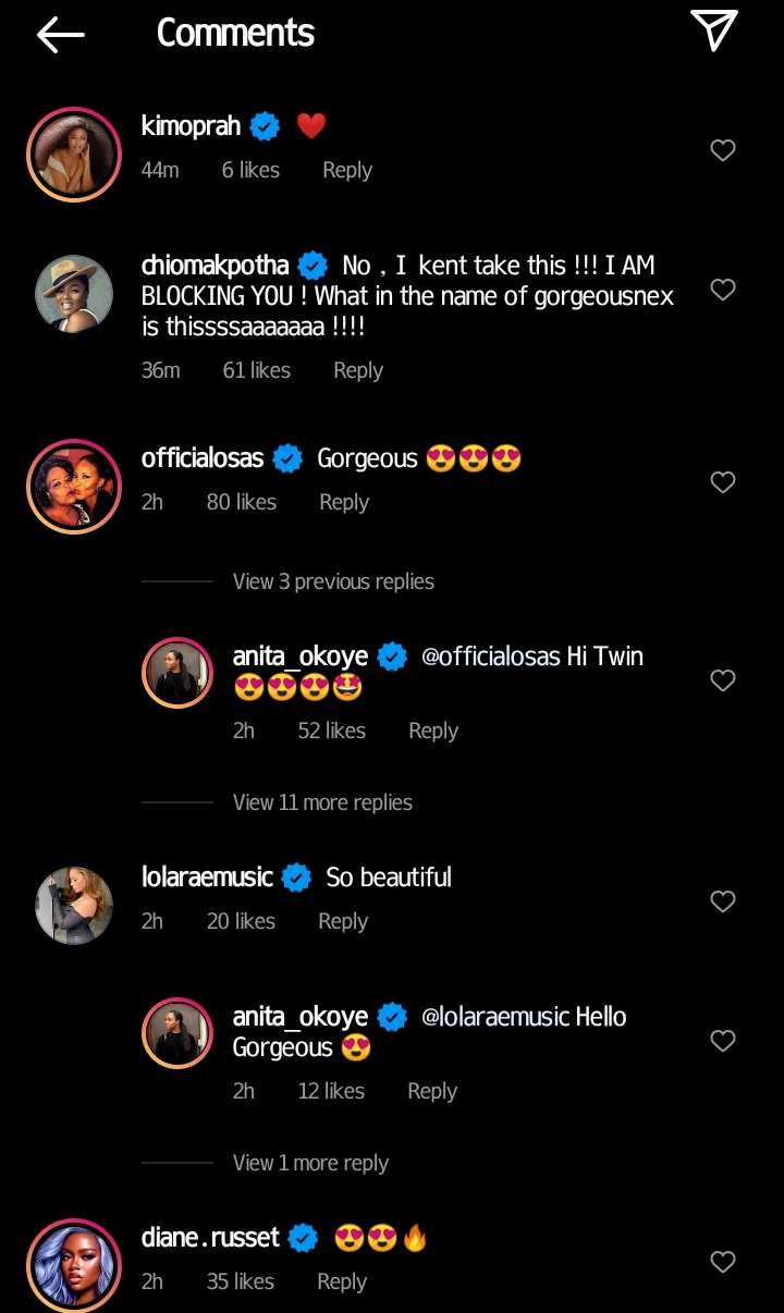 Chioma Akpotha, Osas And Others React As Paul Okoye’s Ex-Wife Anita Okoye Shares Lovely Photos Of Herself On Instagram 2 39c855c76cd8490bb8a825448ecb55df