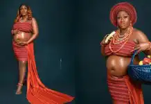 Adekemi Taofeek welcomes her first child