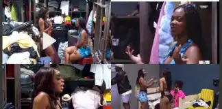 Wahala, Wahala In #BBTitans House As Blue Aiva Angrily Walks Out Following Confrontation From Khosi Over Yemi (Video)