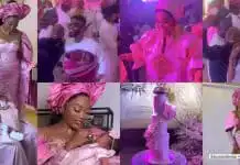 Broda Shaggi, Shaffy Bello, others storm Kie Kie’s child’s dedication party (Video)