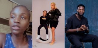 Bukunmi Oluwasina tearfully pleads with Mustapha Sholagbade after babymama dragged him