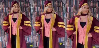 Caroline Danjuma brags as she bags MSc in International Law with 4.06 GPA (Video)