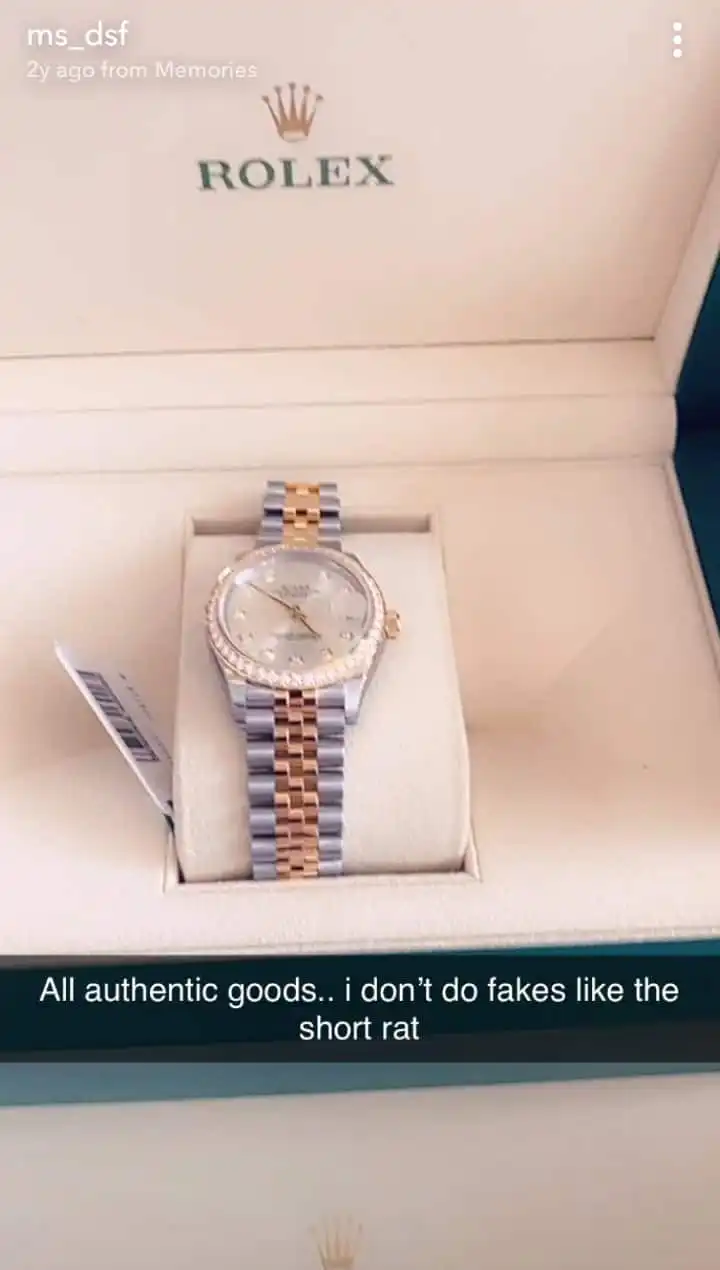 Dorcas Fapson shares receipts of the Rolex watch stole from her Kemi Filani blog