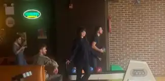 First photos of Selena Gomez and her new man Drew Taggart on bowling date
