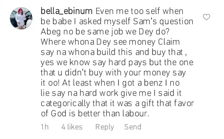 I also ask myself the same question Bella Ebinum questions her colleagues source of wealth Kemi Filani blog