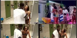 #BBTitans: Wahala As Khosi Confronts Yemi Over Intimacy With Blue Aiva (Video)