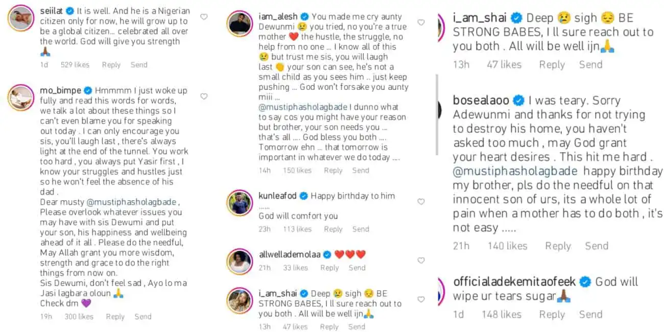 Nollywood stars react as Mustapha Sholagbades babymama drags him Kemi Filani blog 1300x650 1