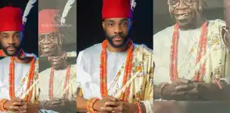 Nigerians react to a Photoshopped photo of Ahmed Tinubu on Ebuka Uchendu’s body