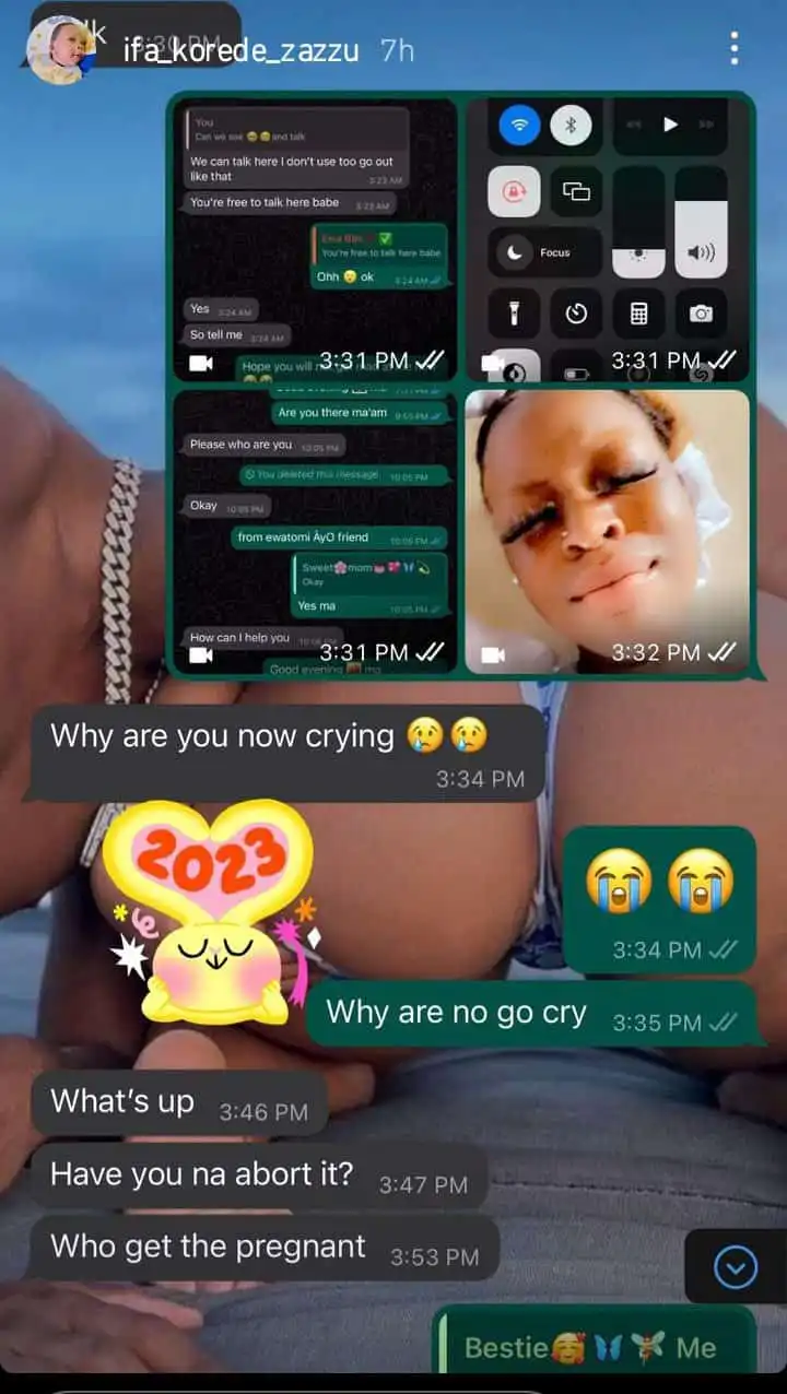Portable leaks his second wife Keji chat with lover Kemi Filani blog