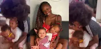 You’re hurting them – mixed reactions as Korra Obidi ‘stretches her daughters’ in exercise video