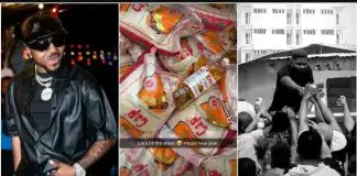 Skiibii hits the street, donates bags of rice, vegetable oil to residents