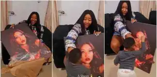 Judy Austin cries out as son, Star gives her ‘premium disturbance’ while unpacking her birthday gift -VIDEO