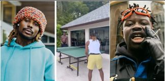 Fans mock Asake and video director, TG Omori over poor skills as they play table tennis together -VIDEO