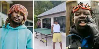 Fans mock Asake and video director, TG Omori over poor skills as they play table tennis together -VIDEO