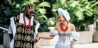 Beautiful photos as Nigerian supermodel Sharon Robert ties knot with hubby