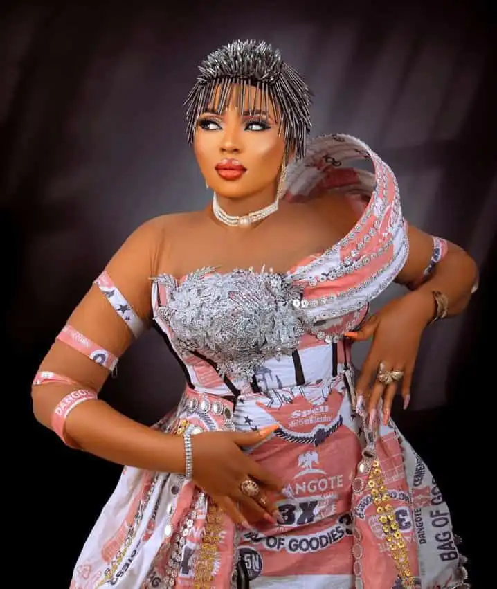 Don Jazzy, DJ Cuppy, others react to Cindy Okafor’s birthday photoshoot themed with bags of cement —VIDEO