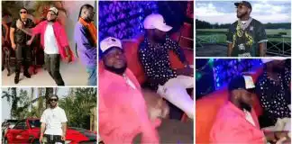 Poco Lee shares fun moments with Davido, Peruzzi, B-Red and others at a club