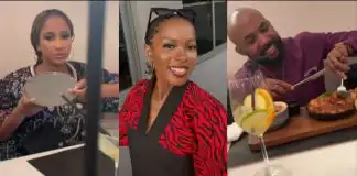 Jemima Osunde shares moment she hosted Banky W and wife in her crib, refused to dish food to Adesua – VIDEO