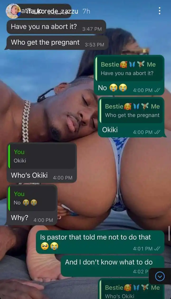 Singer Portable leaks her chat with lover Kemi Filani blog