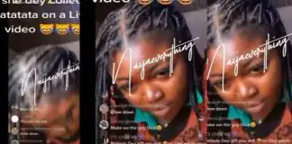 Nigerian Lady who allegedly recorded herself