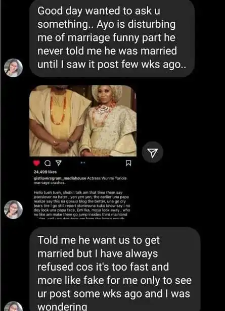 Wumi Toriola ex husband speak on their crashed marriage Kemi Filani blog