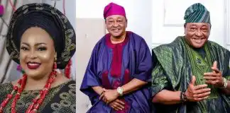 Actress Sola Kosoko chants ‘oriki’ for her father, Jide Kosoko as he marks 69th birthday