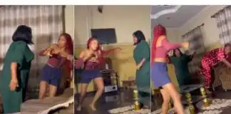 Moment Girl tells 9ja mum she got pregnant for married man with 2 wives (Video)