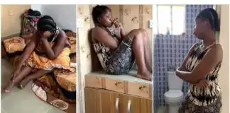 “I only had money for rent” – Lady moves into 1-room with just bed (video)