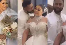 First photos and video from actress, Nkiru Sylvanus white wedding